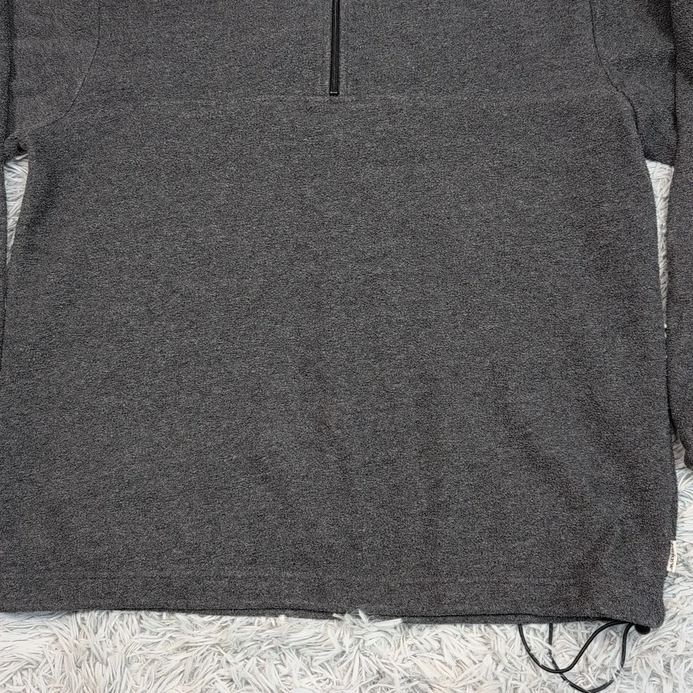 J. Crew Sweatshirt‎ Mens L Gray Quarter Zip Gorpcore Outdoors Comfort Casual